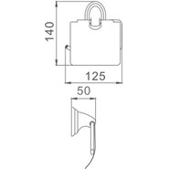 Держатель для туалетной бумаги Haiba HB1503 фото 2