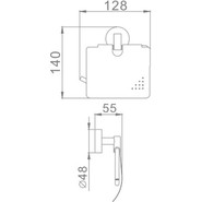Держатель для туалетной бумаги Haiba HB1703 фото 2