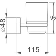Стакан для зубных щеток Haiba HB1706 фото 2