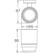 Стакан для зубных щеток Haiba HB8606 фото 2