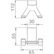 Двойной крючок Haiba HB8805-2 фото 2