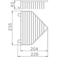 Полка угловая Haiba HB335 фото 2