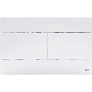 Кнопка смыва Oli Slim (механическая) 659041, белый фото 