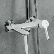 Душевая стойка Gappo G2403-8, белый/хром фото 4