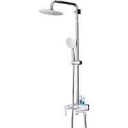 Душевая стойка Gappo Tomahawk G2402-8, белый/хром фото 