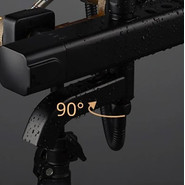 Душевая стойка с термостатом Gappo G2491-6, черный, Цвет производителя: чёрный фото 4