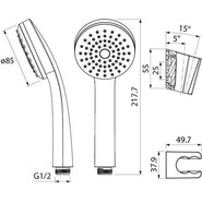 Душевой гарнитур Iddis Shower set 0011F00i16 фото 3