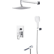 Душевая система для ванны Gappo G7117-8, белый/хром фото 