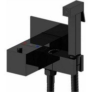 Набор для гигиенического душа с термостатом Gappo G7207-60, черный фото 