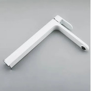 Смеситель для раковины высокий Gappo G1083-82, белый/хром фото 3