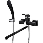 Смеситель для ванны с душевым гарнитуром Gappo Aventador G2250, черный/хром фото 