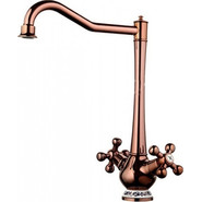 Смеситель для кухни Gappo Tubin G4065-3, красное золото фото 