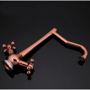 Смеситель для кухни Gappo Tubin G4065-3, красное золото фото 3