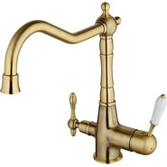 Смеситель для кухни Gappo G4391-4, бронза фото 