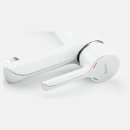 Смеситель для раковины Gappo G1003-8, белый/хром фото 3