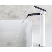 Смеситель для раковины высокий Gappo G1048-31, белый/хром фото 2