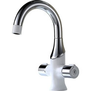 Смеситель для раковины Gappo Stella G1049, белый/хром фото 