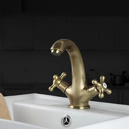 Смеситель для раковины Gappo Sofia G1063-4, бронза фото 3