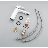 Смеситель для раковины Gappo G1083-8, белый/хром фото 6