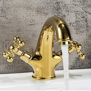 Смеситель для раковины Gappo G1089-6, золото фото 2