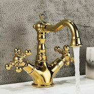 Смеситель для раковины Gappo G1389-6, золото фото 2