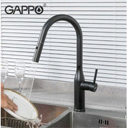 Смеситель для кухни Gappo G4398-46, черный фото 3