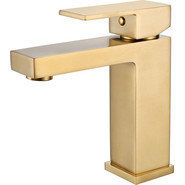 Смеситель для раковины Abber Daheim AF8210G, золото матовое, Цвет производителя: золото матовое фото 