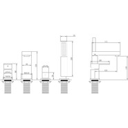 Смеситель для ванны Abber Daheim AF8213B, черный матовый, Цвет производителя: чёрный матовый фото 3