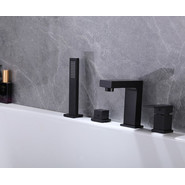 Смеситель для ванны Abber Daheim AF8213B, черный матовый, Цвет производителя: чёрный матовый фото 2