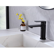 Смеситель для раковины Abber Weiss Insel AF8010B, черный матовый, Цвет производителя: чёрный матовый фото 2