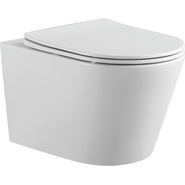 Унитаз подвесной безободковый Aquatek Вега AQ1905-00 с тонкой крышкой микролифт фото 