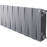 Радиатор Royal Thermo Piano Forte 350 Silver Satin 1120х380 мм (14 секций) фото 