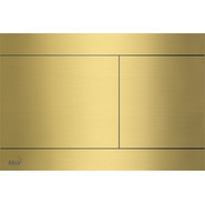 Кнопка смыва Alcaplast Flat FUN-BRASS, нержавеющая сталь, цвет латунь фото 