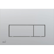 Кнопка смыва Alcaplast Thin M572, хром матовый фото 