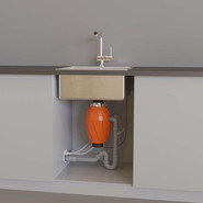 Арматура для измельчителя Omoikiri NA-01 4956655, серый фото 2