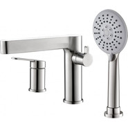 Смеситель для ванны BelBagno Delta DEL-BVD3-IN, сатин, Цвет производителя: сатин фото 