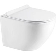 Унитаз подвесной безободковый Azario Gloria AZ-2003 SP с крышкой микролифт фото 