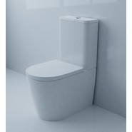 Унитаз-компакт безободковый Azario Luana AZ-8593 с крышкой микролифт фото 2