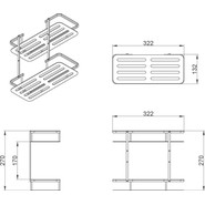 Полка Azario AZ-835-2 фото 2