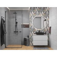 Зеркало Cersanit Eclipse Smart Led 60 см 64146, черный фото 3