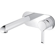 Смеситель для раковины настенный Gappo G1003-28, белый/хром фото 