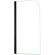 Шторка для ванны Azario Merrit 70х150 см NF6211 BLACK, черный/прозрачное фото 