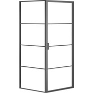 Душевое ограждение Azario Richmond 90х90 см AZNAG1221900, черный/прозрачное фото 2