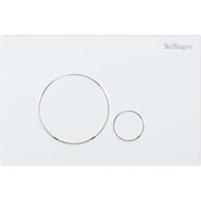 Инсталляция BelBagno BB002-80 с подвесным безободковым унитазом BelBagno Due BB3103CHR/SC (кнопка Sfera, белая) фото 4