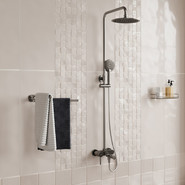 Душевая стойка  WasserKraft A14201, никель фото 3