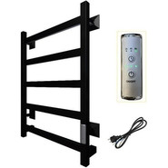 Полотенцесушитель электрический Тругор Пэк сп 20 ВГП П5 500х600 мм, чёрный (возможность скрытого подключения) 00-00042996 фото 