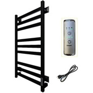 Полотенцесушитель электрический Тругор Пэк сп 21 ВГП П9 500х800 мм, чёрный (возможность скрытого подключения) 00-00043008, Цвет производителя: чёрный фото 