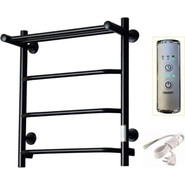Полотенцесушитель электрический Тругор Пэк сп 6 ВГП с полкой П4 500х600 мм, чёрный (возможность скрытого подключения) 00-00042763 фото 