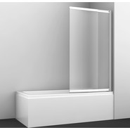 Шторка для ванны WasserKraft Main 100 см 41S02-100 RM, хром/матовое фото 