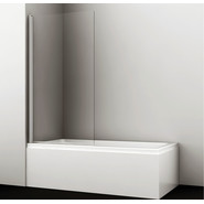 Шторка для ванны WasserKraft Berkel 80 см 48P01-80, хром/прозрачное фото 